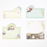 NB Co., Ltd. Sticky Notes: Mattari Animals flower x momonga