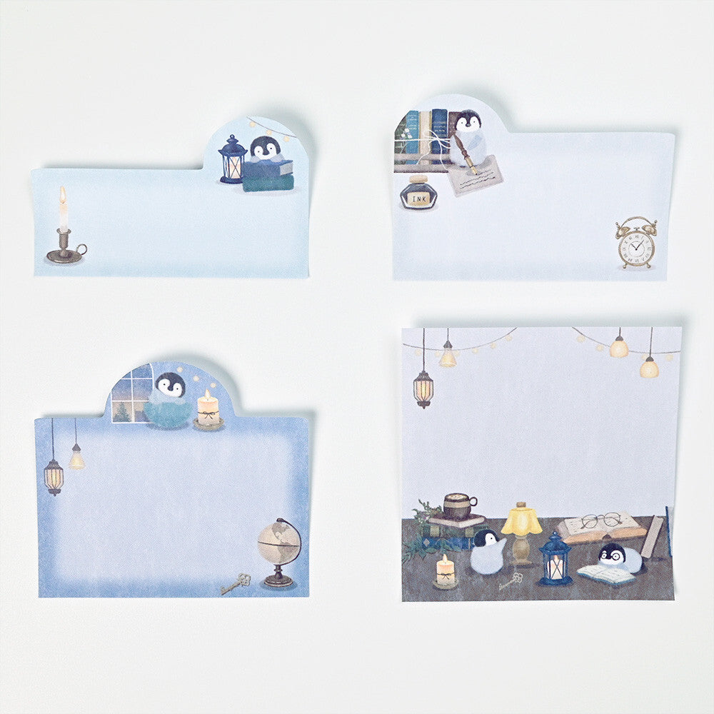 NB Co., Ltd. Sticky Notes: Mattari Animals den x penguin