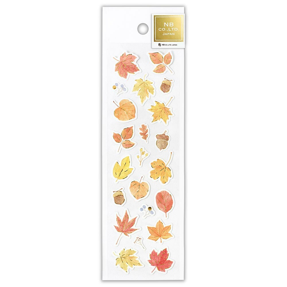NB Co., Ltd. Washi Stickers - Autumn Leaves