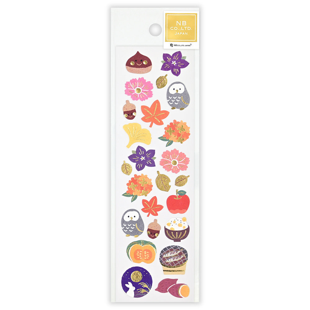 NB Co., Ltd. Washi Stickers - Autumn Fun