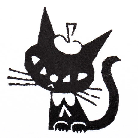 Cozyca - Robin, The Black Cat Stamp