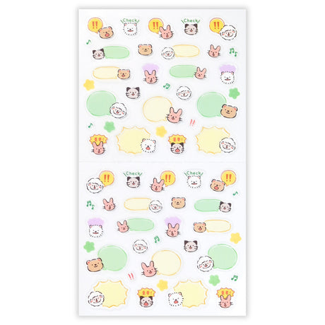 NB Co., Ltd. Journal Stickers - Talking Animals