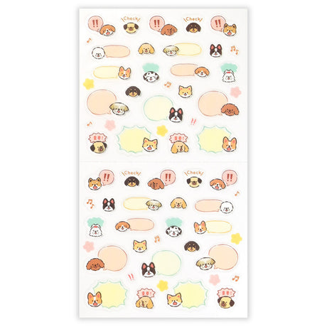 NB Co., Ltd. Journal Stickers - Talking Dogs