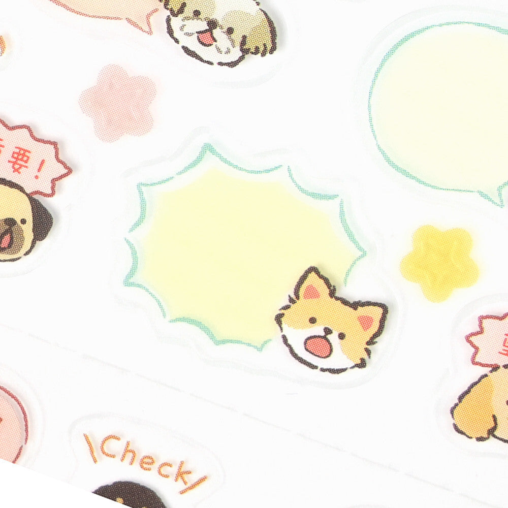 NB Co., Ltd. Journal Stickers - Talking Dogs