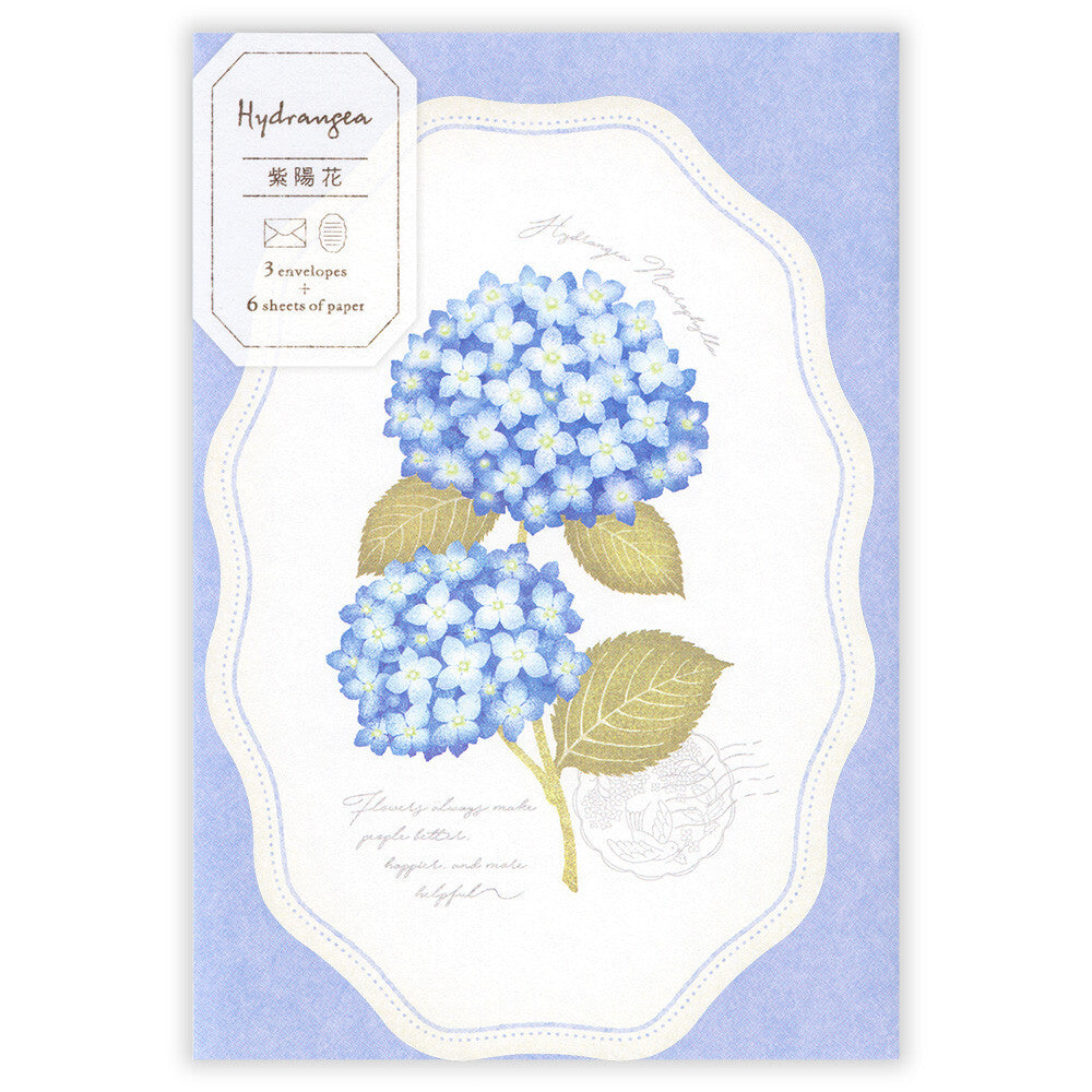 NB Co., Ltd. Mini Letter Set - Hydrangea