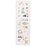 NB Co., Ltd. Washi Stickers - Nekorobi Warm Autumn