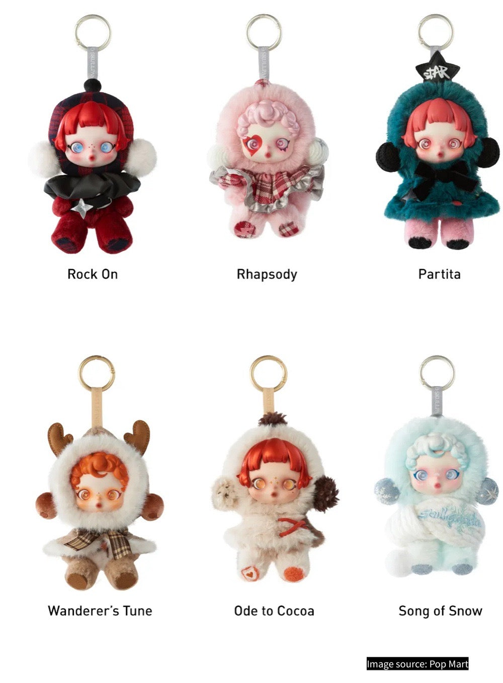 【Rock on 】SKULLPANDA Winter symphony SKULLPANDA Winter Symphony Series - Rock On