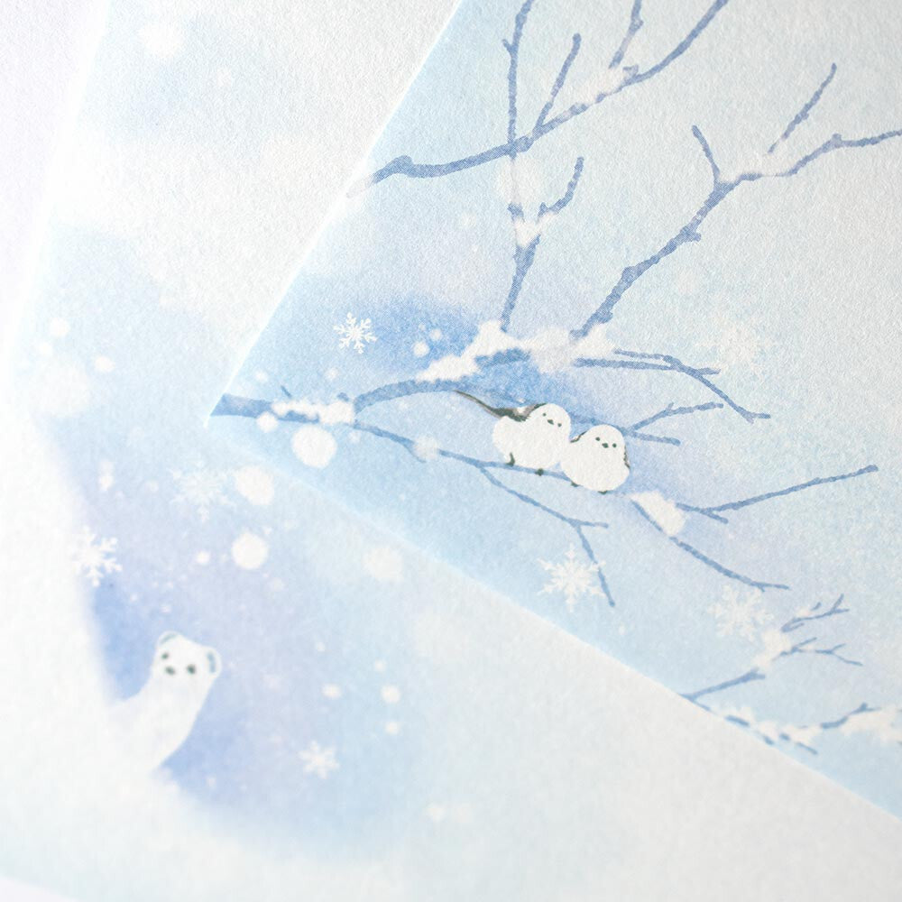 NB Co., Ltd. Washi Writing Paper (A5) - Fluffy Snow