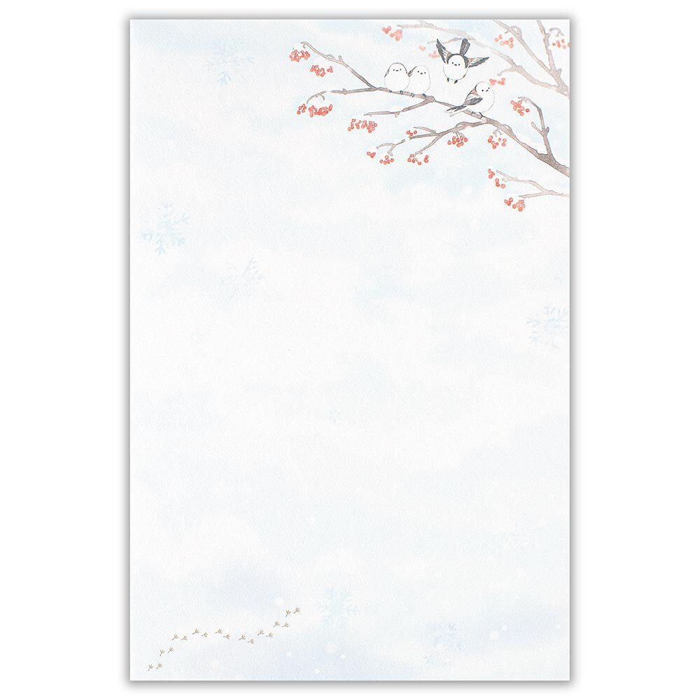 NB Co., Ltd. Washi Writing Paper (A5) - Winter Scenery