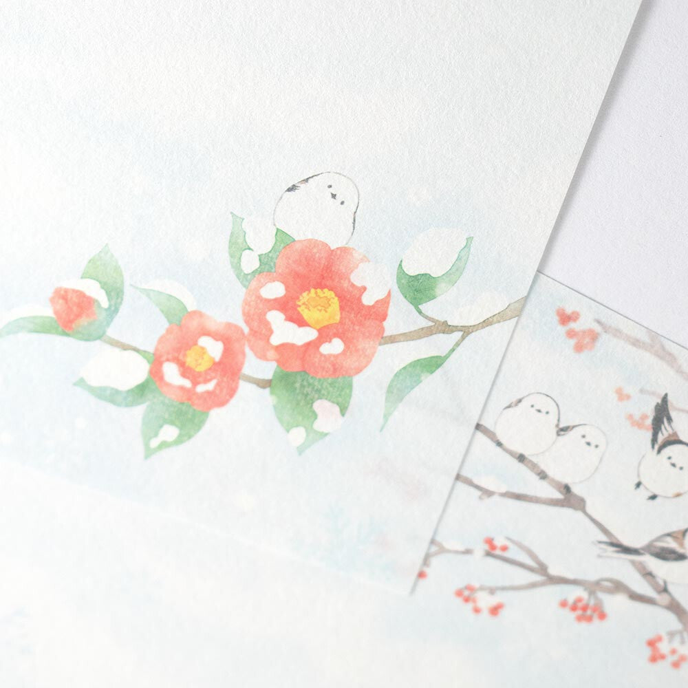 NB Co., Ltd. Washi Writing Paper (A5) - Winter Scenery