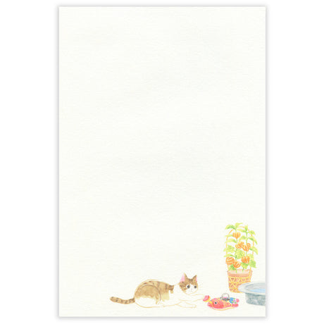 NB Co., Ltd. Washi Writing Paper (A5) - Nekorobi Summer