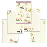 NB Co., Ltd. Washi Writing Paper (A5) - Nekorobi Fun Autumn