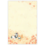 NB Co., Ltd. Washi Writing Paper (A5) - Shiba Inu on an Autumn Walk