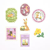 NB Co., Ltd. Stickers - Ressa Rabbit With Floral Ornament