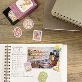 NB Co., Ltd. Stickers - Ressa Rabbit With Floral Ornament