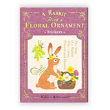 NB Co., Ltd. Stickers - Ressa Rabbit With Floral Ornament