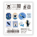 NB Co., Ltd. Stickers - Ressa The Cat Who Stays Up Late