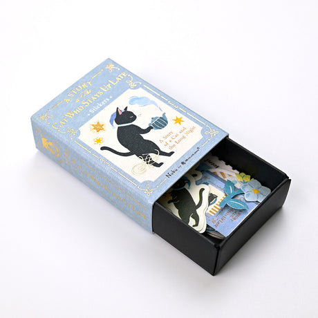 NB Co., Ltd. Stickers - Ressa The Cat Who Stays Up Late