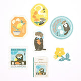 NB Co., Ltd. Stickers - Ressa A Sea Otter & Shell Madeleines