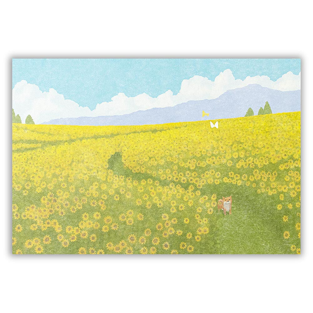 NB Co., Ltd. Postcard - Summer and Grassland