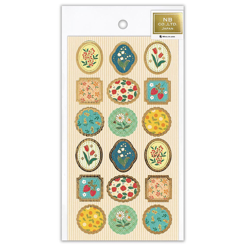 NB Co., Ltd. Stickers - Japanese Retro Design