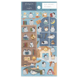 NB Co., Ltd. Sticker - penguin x night