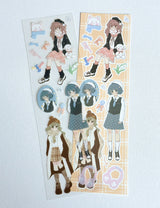 Sticker Sheet Set - Caramel Pudding