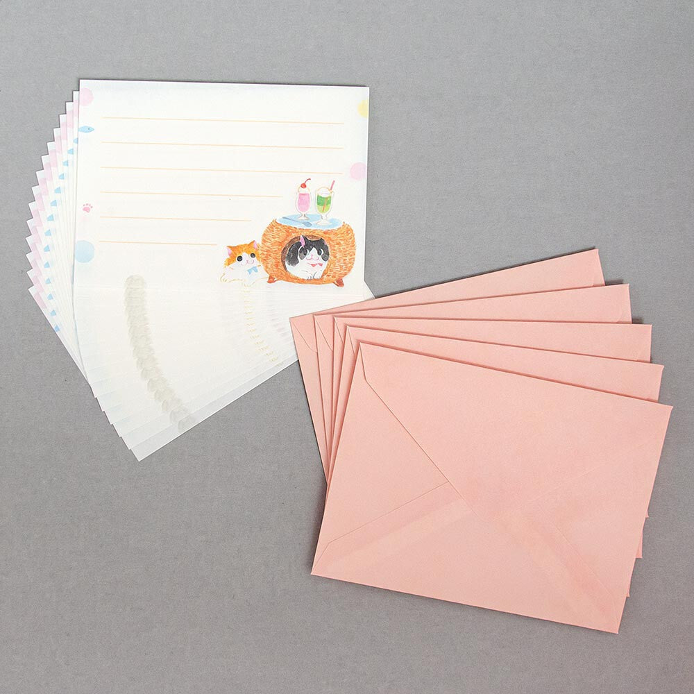 NB Co., Ltd. Mini Letter Set - Nekorobi House