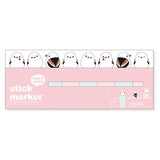 Mind Wave Sticky Notes Stick Markers: Shimaenaga