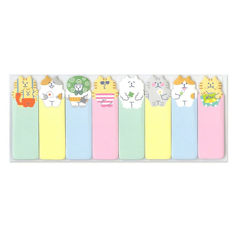Mind Wave Sticky Notes Stick Markers: Gorogoro Nyansuke
