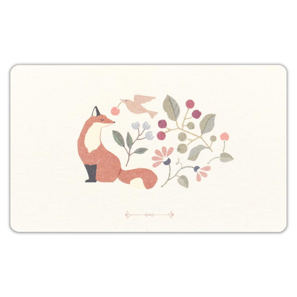 NB Co., Ltd. Nuku Antik Piac Greeting Card - Fox