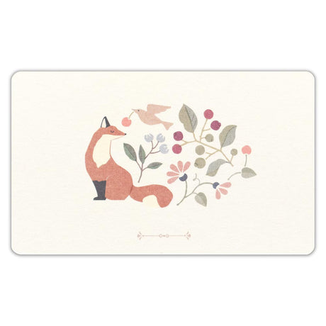 NB Co., Ltd. Nuku Antik Piac Greeting Card - Fox
