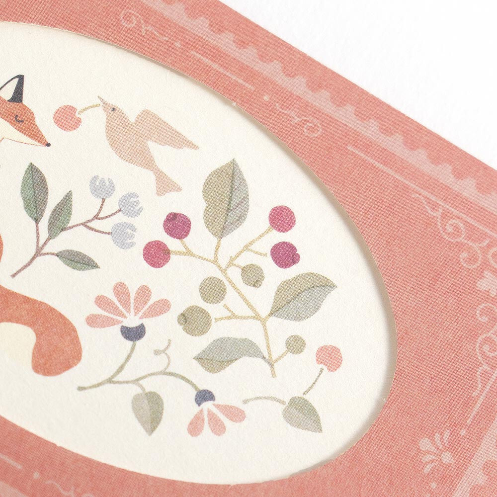 NB Co., Ltd. Nuku Antik Piac Greeting Card - Fox