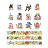 bande Roll Stickers - Cat Party