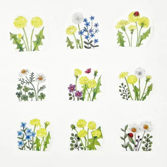 bande Roll Stickers - Dandelion Field