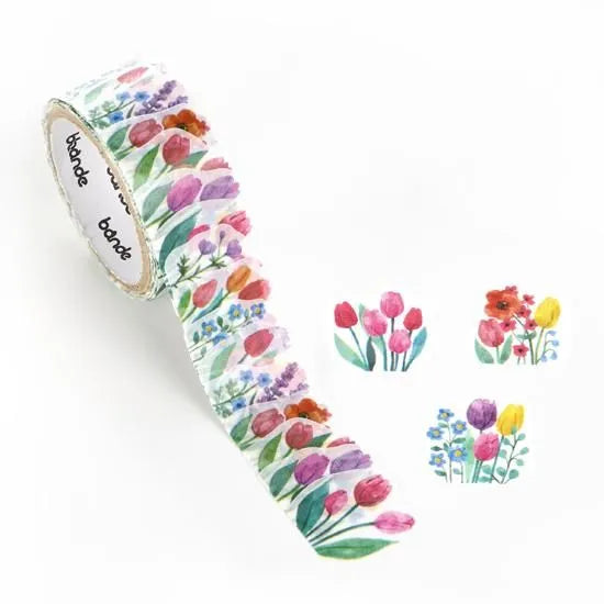 bande Roll Stickers - Tulip Field