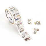 bande Roll Stickers - Doing Laundry Together