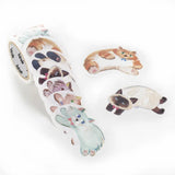 bande Roll Stickers - Running Cats