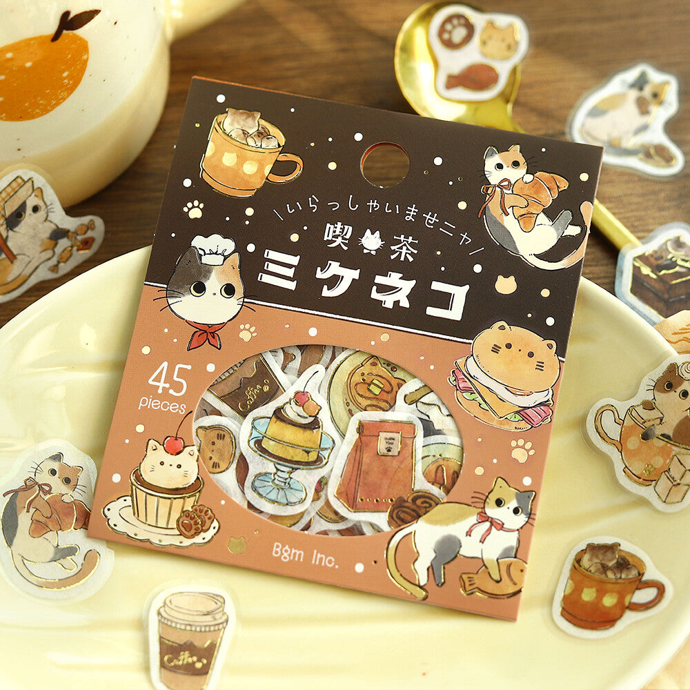 BGM Flake Seal - Cafe Mikeneko