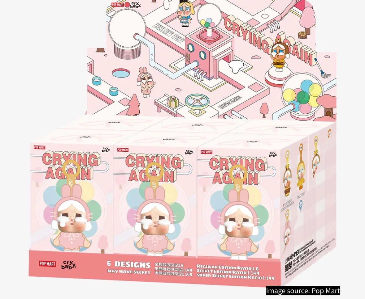 Pop Mart Crybaby - Crying Again Series Plush