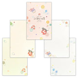 NB Co., Ltd. Washi Writing Paper (A5) - Cat & Temari