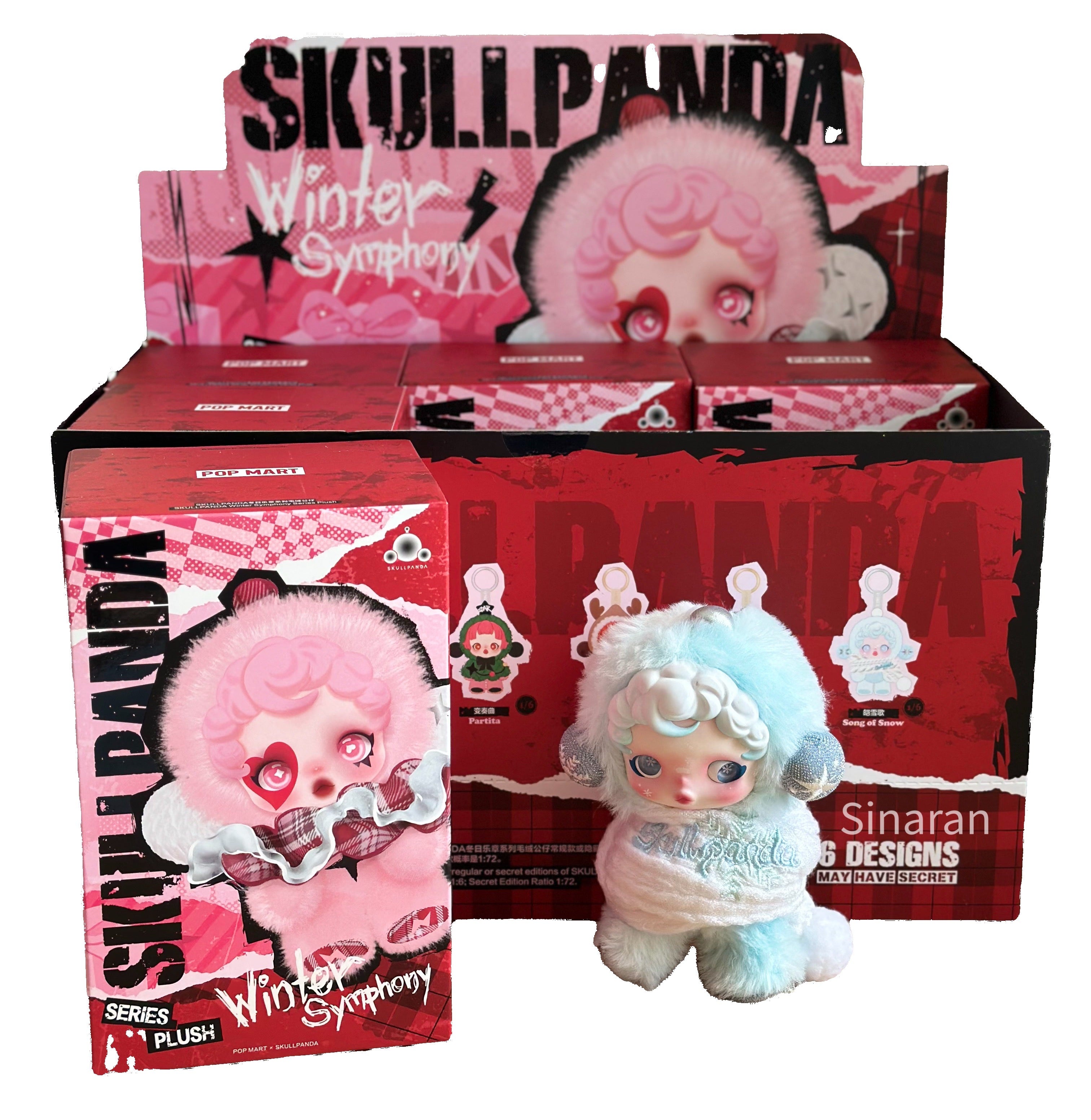 SKULLPANDA Winter Symphony 　POP MART Seria Winter Skullpanda - kup w Hypenedz