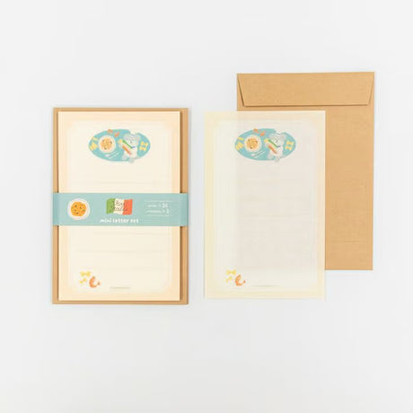 Furukawashiko Mini Letter Set - Pasta Doggie