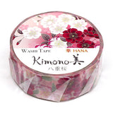 Kamiiso Kimono Masking Tape - Yaezakura