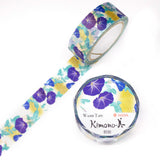 Kamiiso Kimono Masking Tape - Asagao