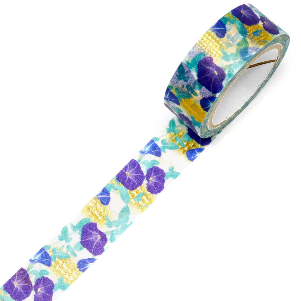 Kamiiso Kimono Masking Tape - Asagao