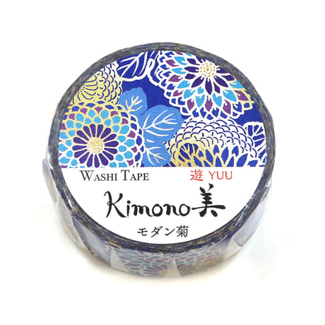 Kamiiso Kimono Masking Tape - Chrysanthemum