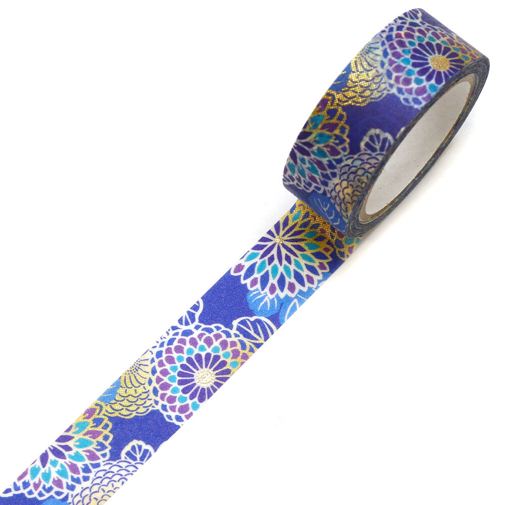 Kamiiso Kimono Masking Tape - Chrysanthemum