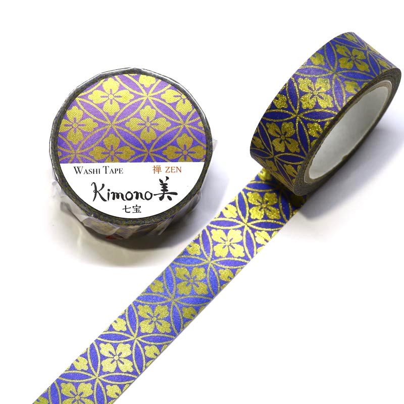 Kamiiso Kimono Masking Tape - Shippo