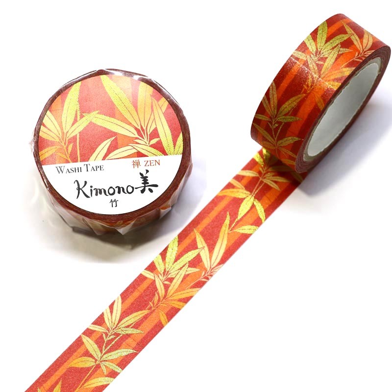 Kamiiso Kimono Masking Tape - Bamboo